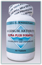 Arthritis supplement bottle with 60 tablets.