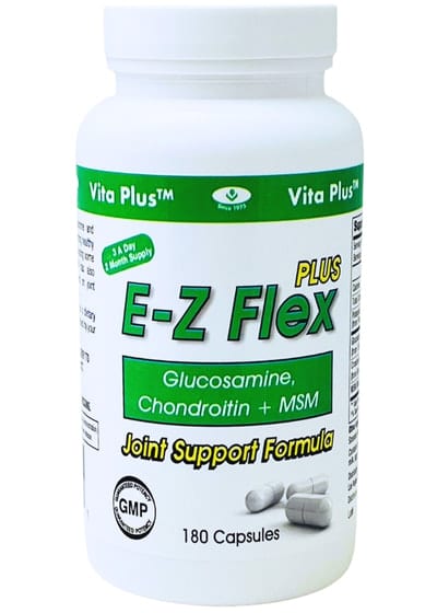 E-Z Flex joint support supplement bottle