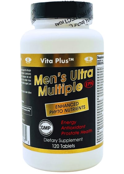 Vita Plus men's multivitamin 120-tablet bottle