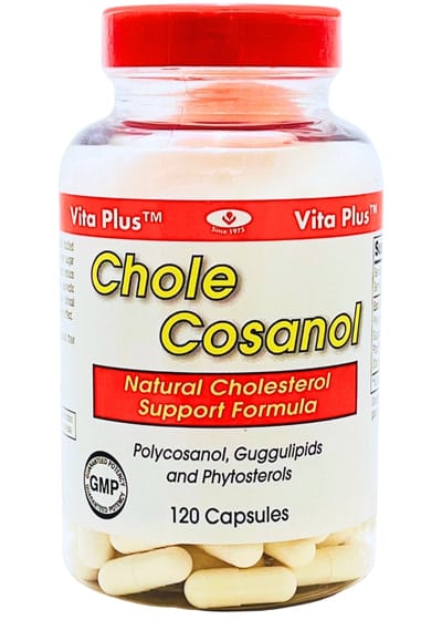 Chole Cosanol cholesterol support supplement bottle