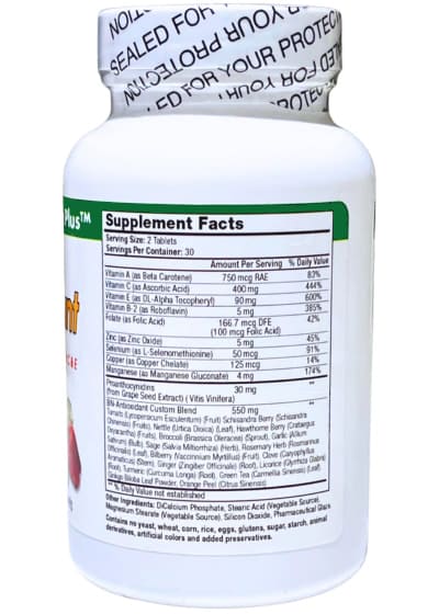 Vita Plus Maximum Antioxidant 60 Tablets - Image 2