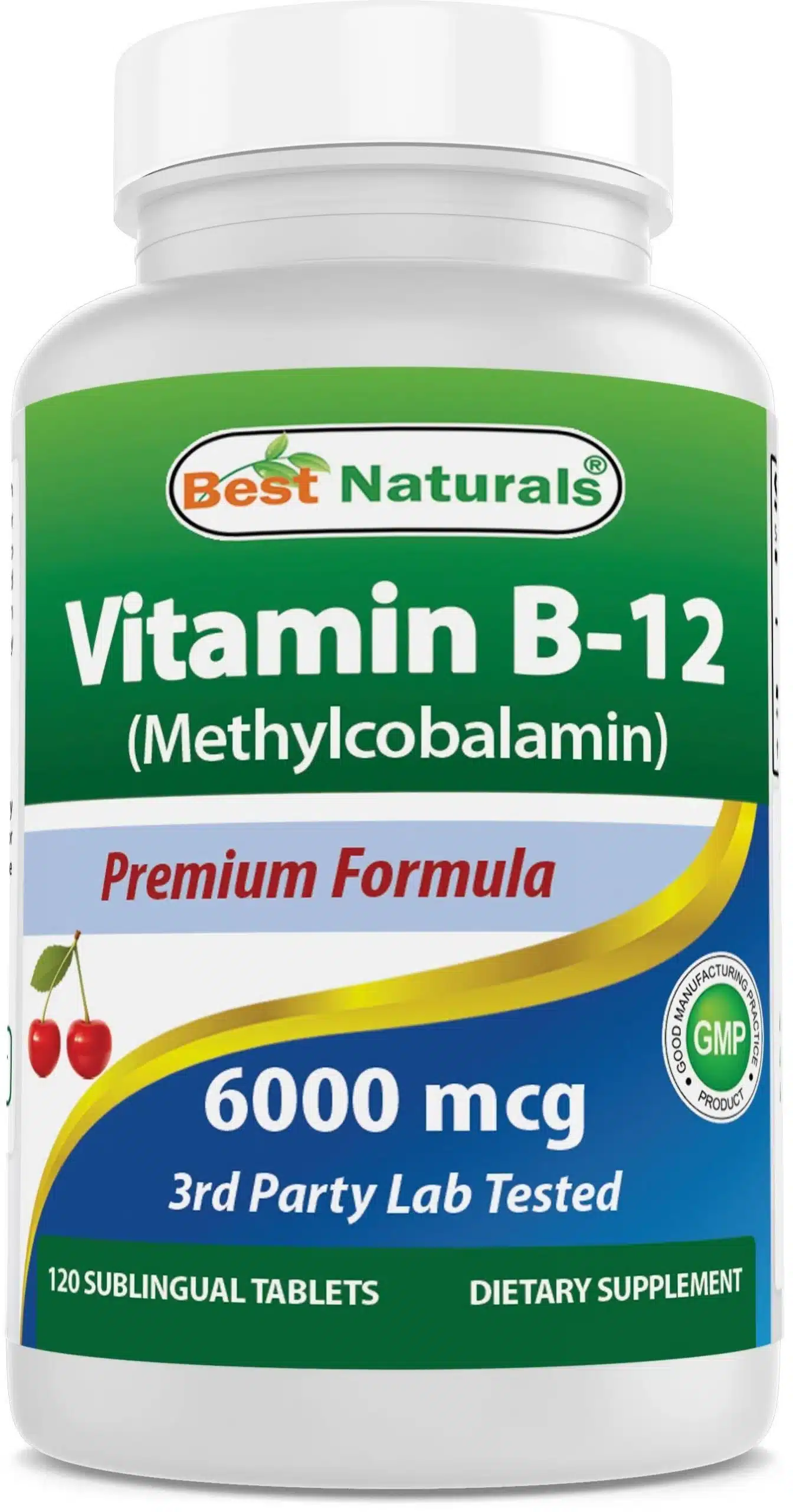 Best Naturals Vitamin B-12 6000 mcg bottle