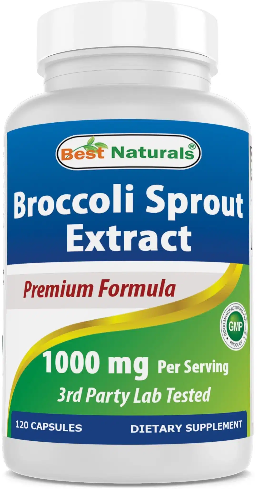 Best Naturals Broccoli Sprout Extract 1000 mg per serving 120 Capsules