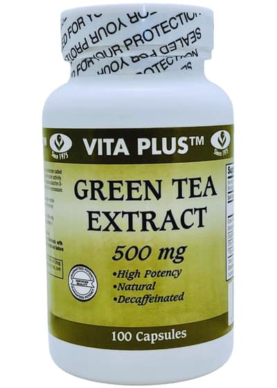 Vita Plus Green Tea Extract 500 mg bottle