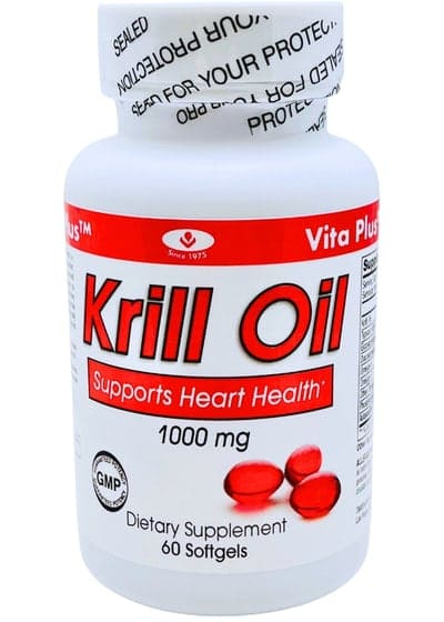 Vita Plus Krill Oil  500 mg  60 Soft Gels