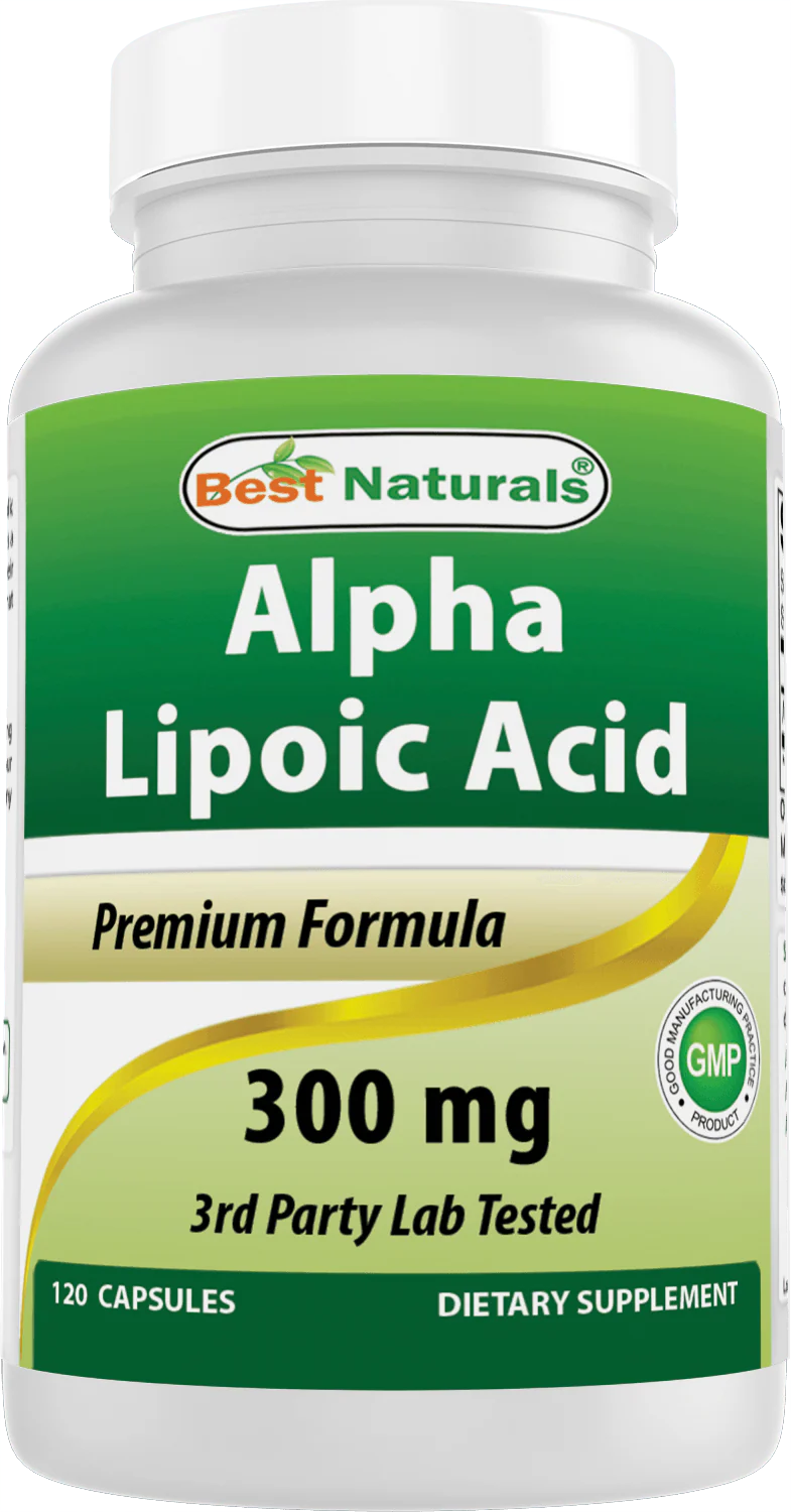 Best Naturals Alpha Lipoic Acid 300 mg 120 Capsules