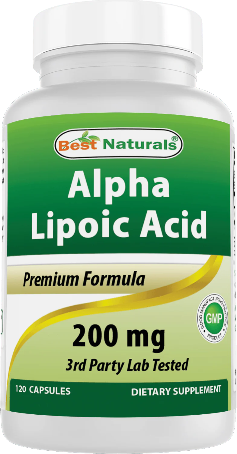 Best Naturals Alpha Lipoic Acid 200mg 120 Capsules