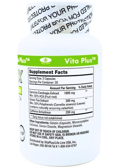 Vita Plus Slim Trex 90 Capsules - Image 2