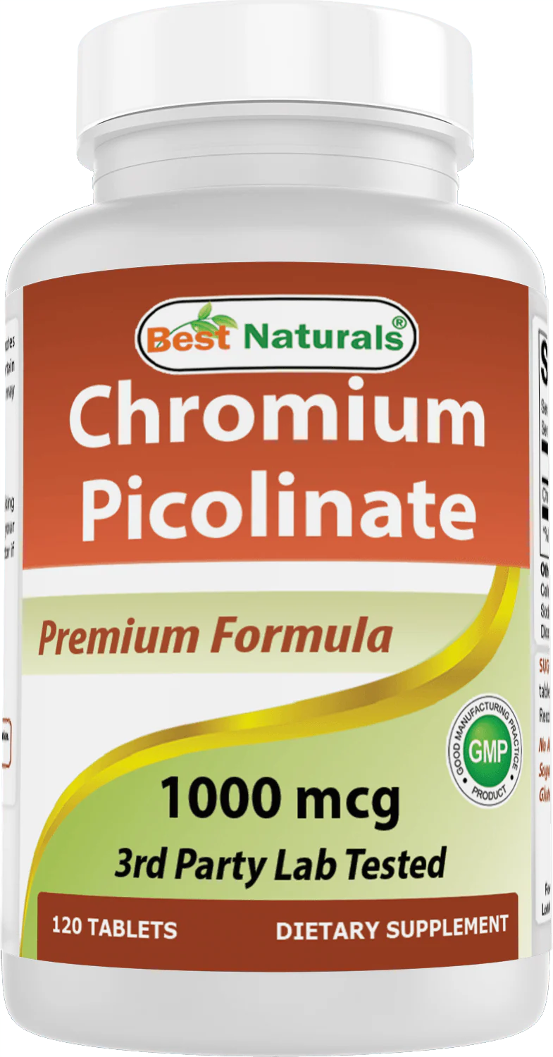 Best Naturals Chromium Picolinate 1000 mcg 120 tablets